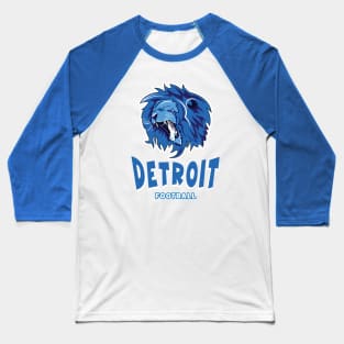 Detroit Football Lions Baseball T-Shirt